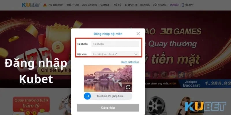 Kubet đăng nhập không khó
